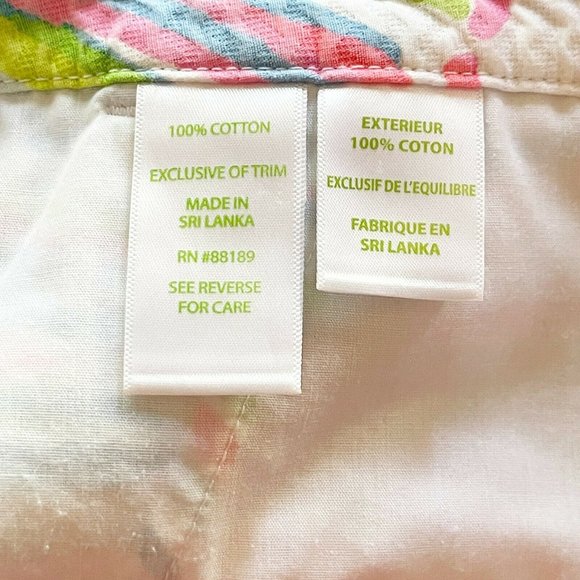 Lilly Pulitzer Shorts 0 Adie Resort White Shellebrate Textured Shell Print - Picture 4 of 5
